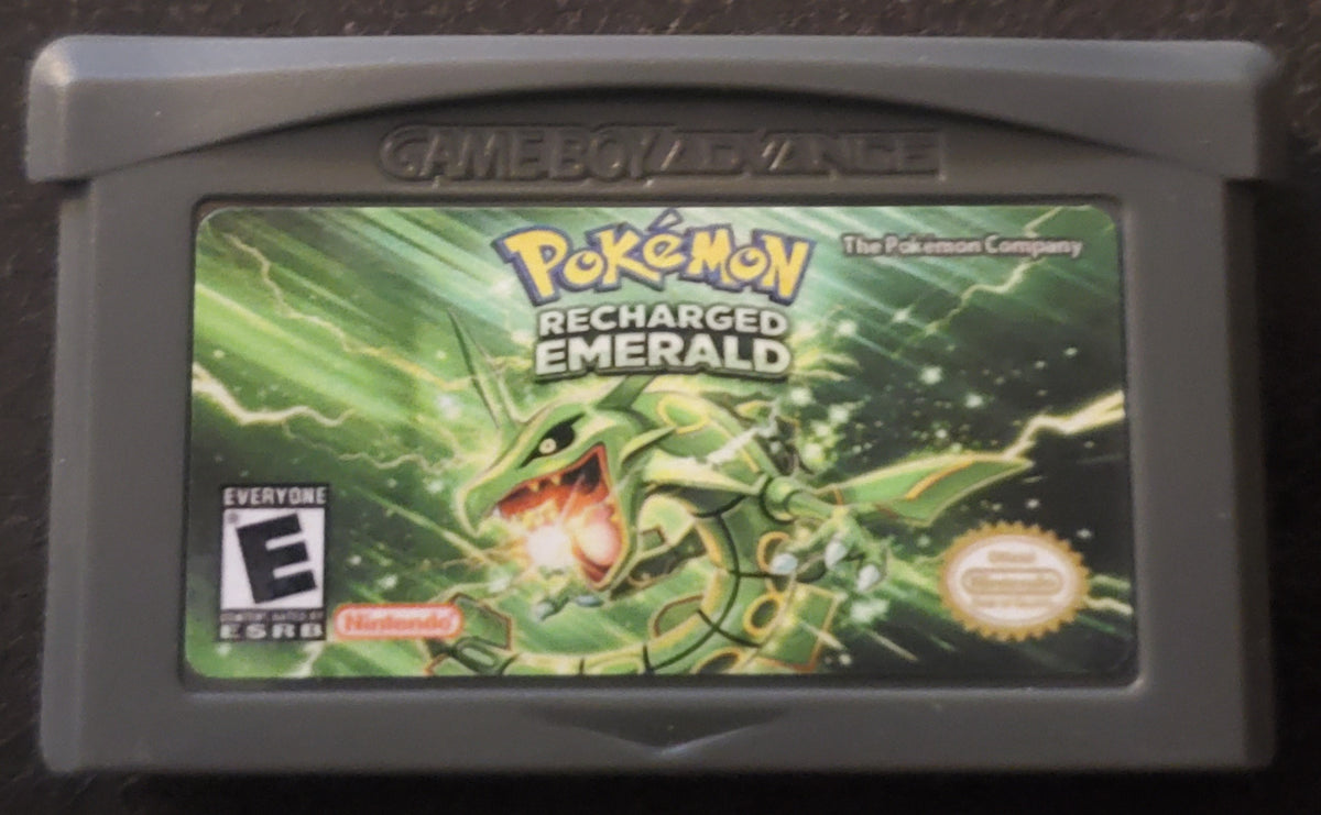 Pokemon Recharged Emerald GBA Pokemon ROM Hack Video Game Boy Advance
