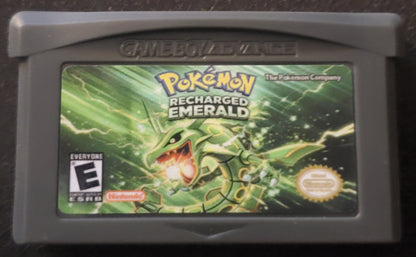 Pokemon Recharged Emerald GBA Pokemon ROM Hack Video Game Boy Advance