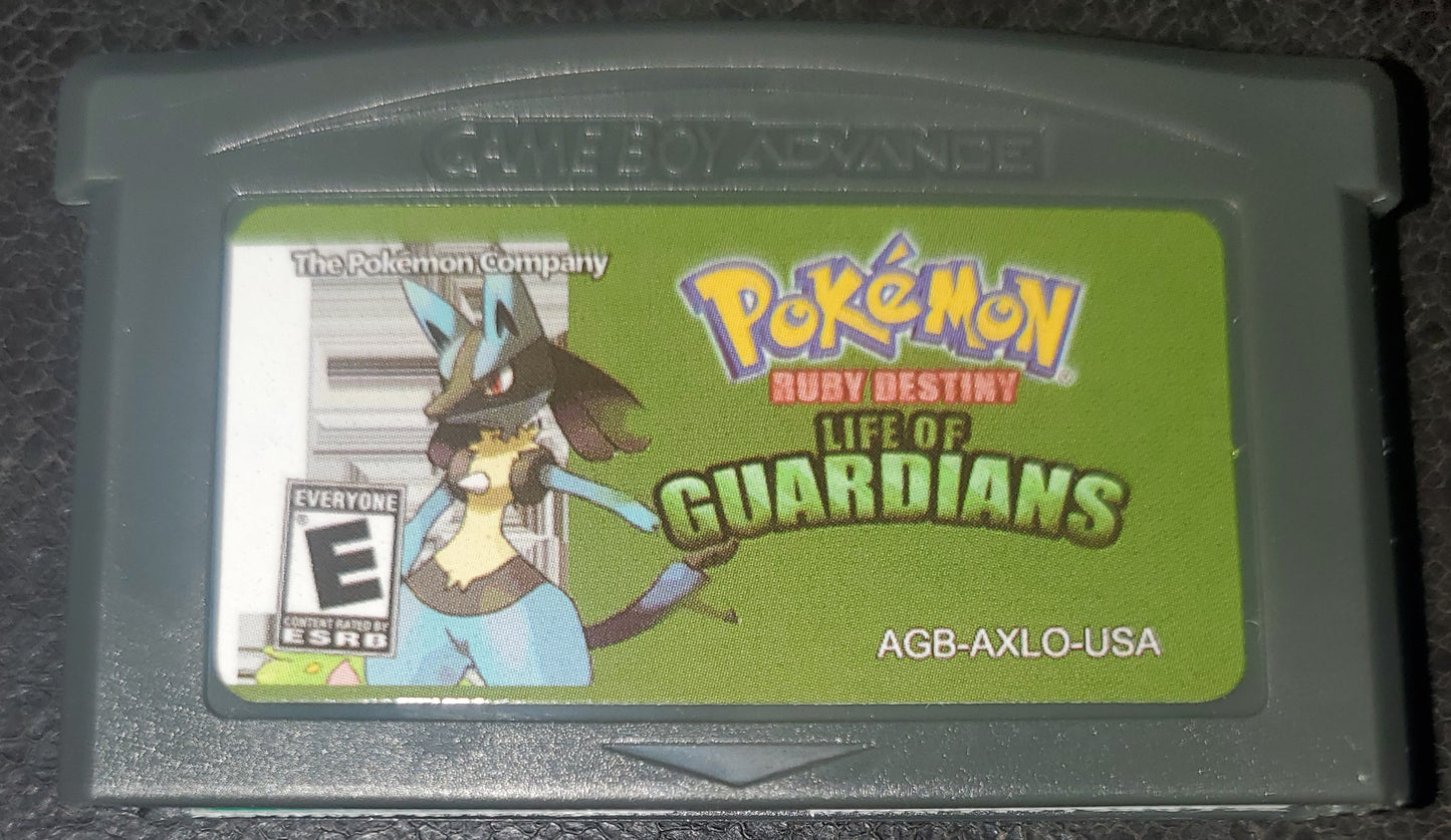 Pokemon ROM Hacks GBA Video Game Cartridges Custom Gameboy Advance
