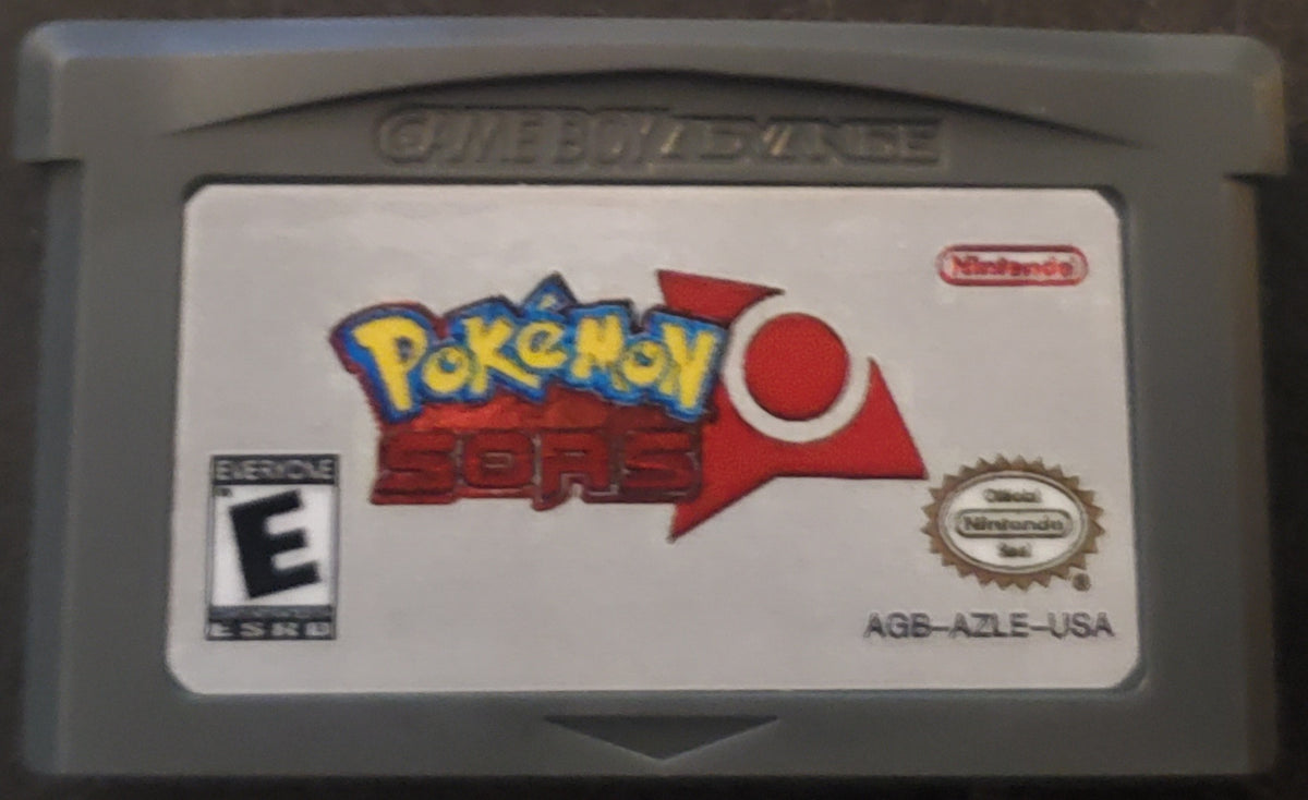 Pokemon SORS GBA Pokemon ROM Hack Video Game Boy Advance