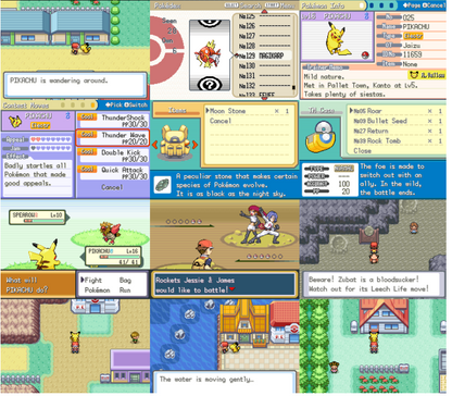 Pokemon Recharged Yellow GBA Pokemon ROM Hack Game Boy Advance