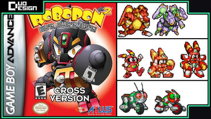 Robopon 2 Cross Version GBA Video Game Cartridge Game Boy Advance 2002
