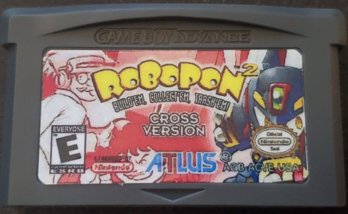 Robopon 2 Cross Version GBA Video Game Cartridge Game Boy Advance 2002
