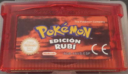 Pokemon Emerald FireRed Ruby Sapphire GBA Video Game French German