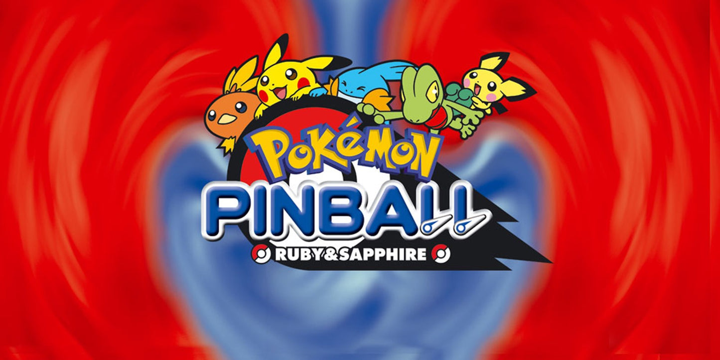 Pokemon Pinball Ruby & Sapphire GBA Pokemon ROM Hack Game Boy Advance