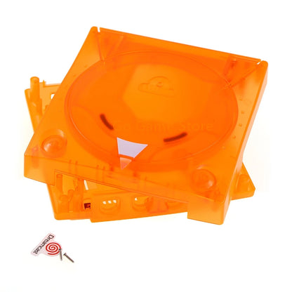 SEGA Dreamcast DC Orange Replacement Console Shell Housing Transparent