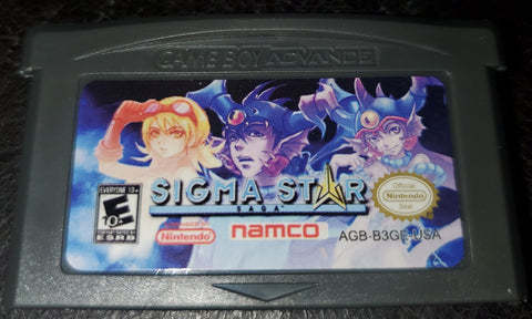 SigmaStarSagaGBAVideoGameCartridgeGameBoyAdvance2005
