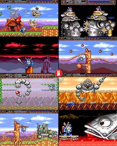 Sparkster Sega Genesis Mega Drive Video Game Cartridge 1994