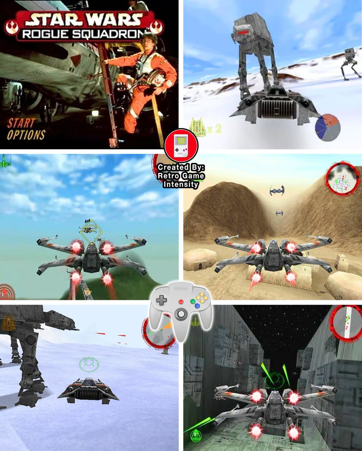 Star Wars: Rogue Squadron N64 Nintendo 64 Video Game Cartridge 1998
