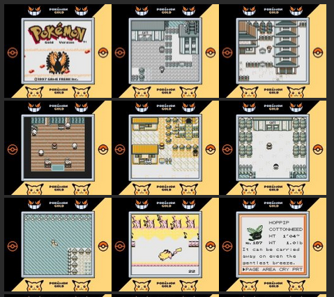 Pokemon Super Gold 97 GBC ROM Hack Video Game Boy Color