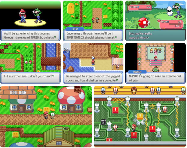 Super MarioMon GBA ROM Hack Video Game Boy Advance Pokemon