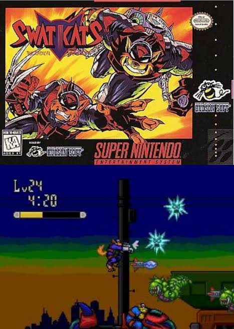 SWAT Kats: The Radical Squadron SNES Video Game Cartridge Super Nintendo
