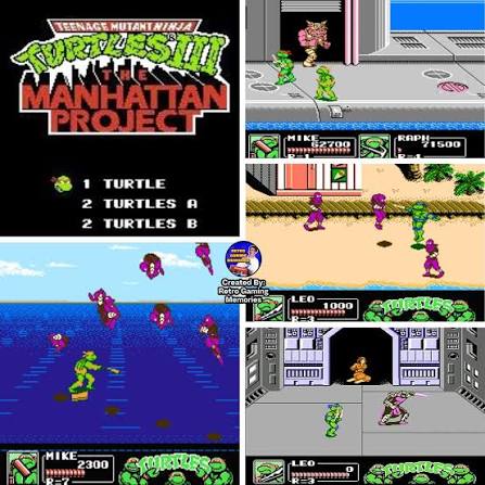 TMNT 3 NES Video Game Cartidge Nintendo Entertainment System