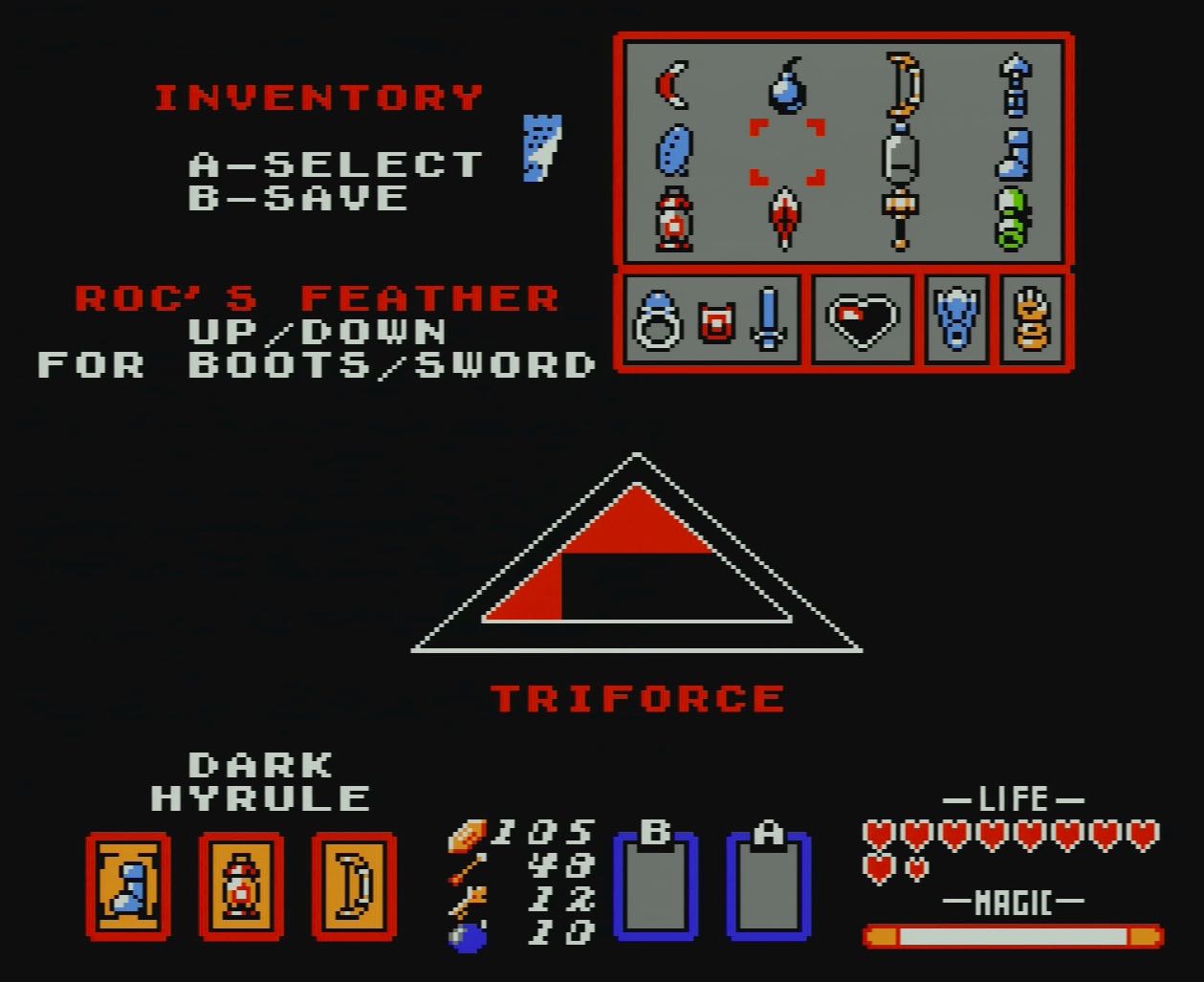 Zelda The Legend of Link NES Video Game Nintendo Entertainment System