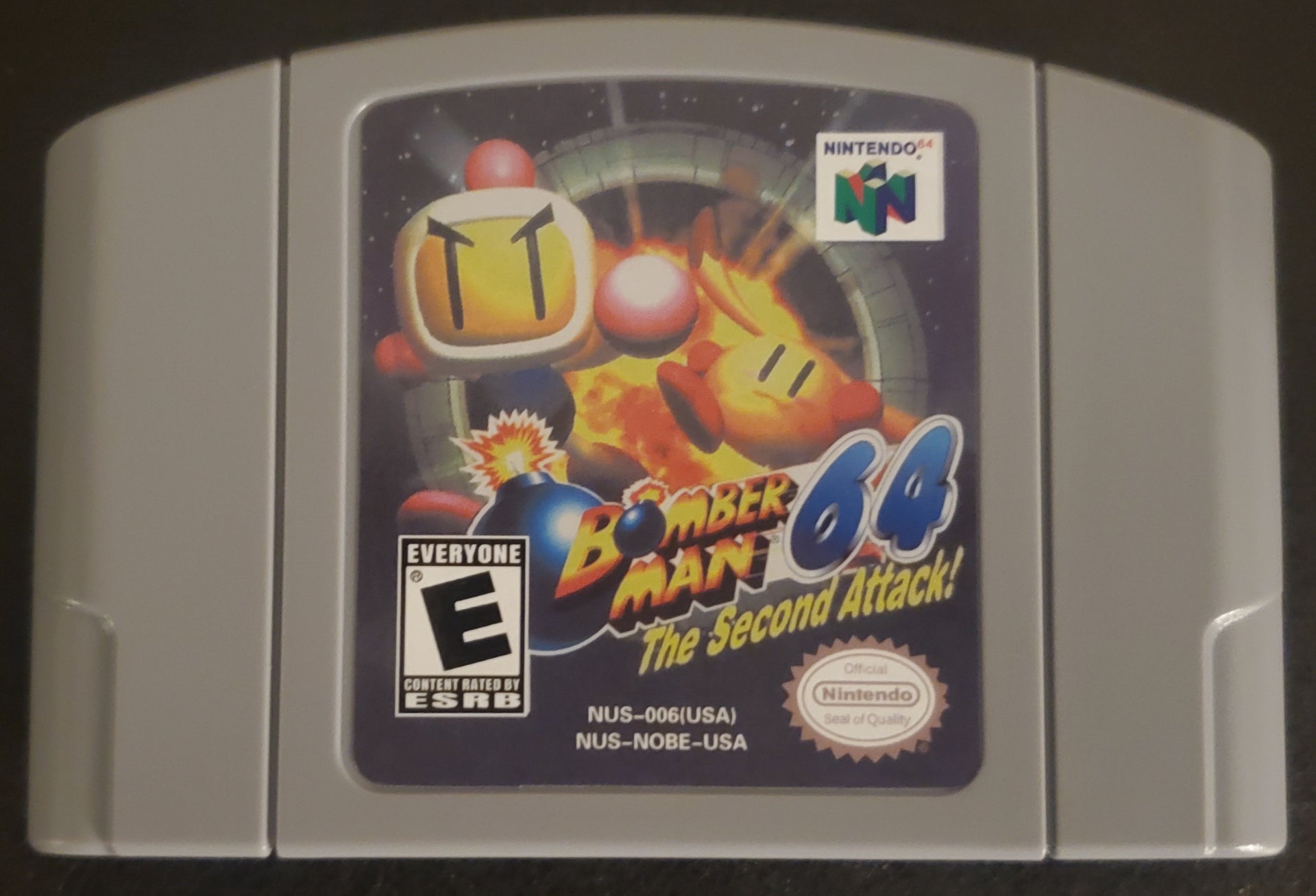Bomberman64TheSecondAttackN64Nintendo64VideoGameCartridge