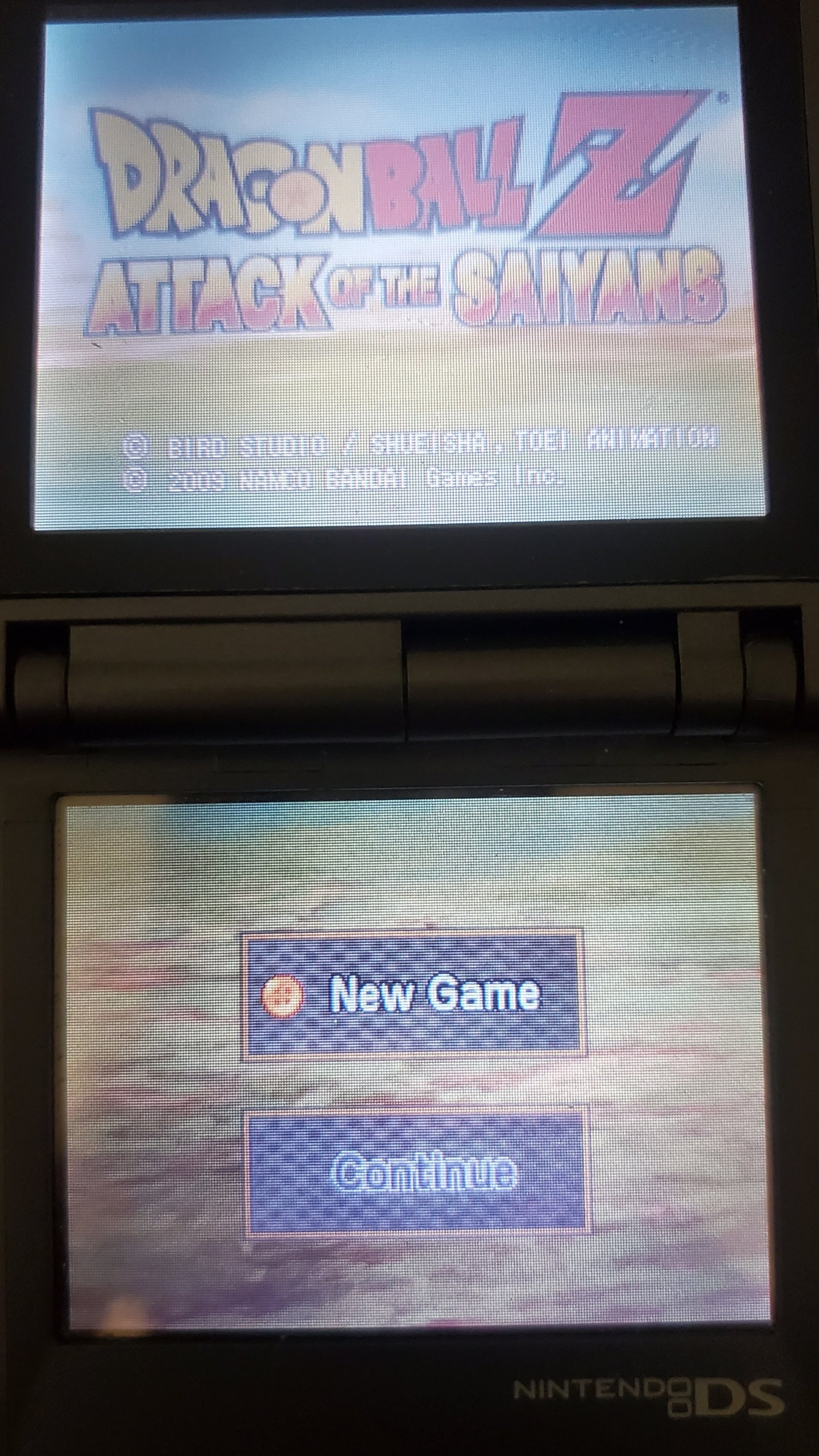 Dragon Ball Z Attack of the Saiyans Video Game Nintendo DS 2009