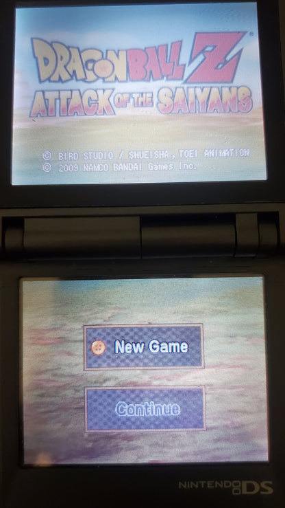 Dragon Ball Z Attack of the Saiyans Video Game Nintendo DS 2009