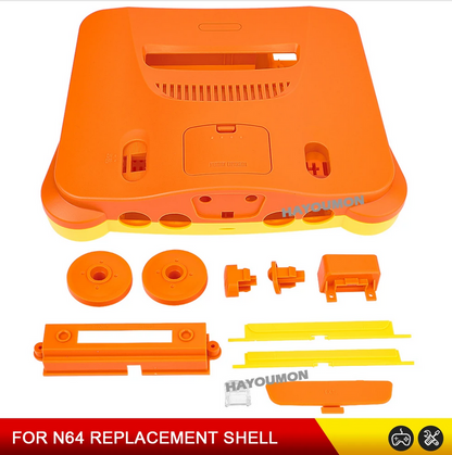 N64 Replacement Console Shell Housing Yellow and Orange Nintendo 64