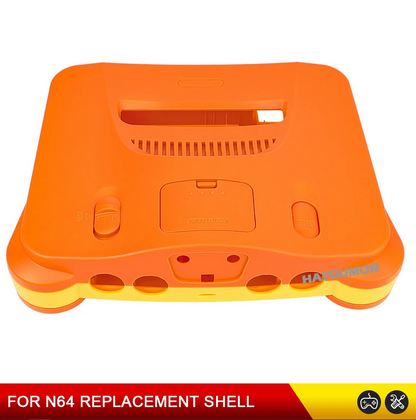 N64 Replacement Console Shell Housing Yellow and Orange Nintendo 64