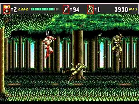 Shinobi 3 Return of the Ninja Master Sega Genesis Mega Drive Video Game