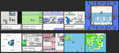 Pokemon Yellow Cramorant GBC ROM Hack Video Game Custom Gameboy Color