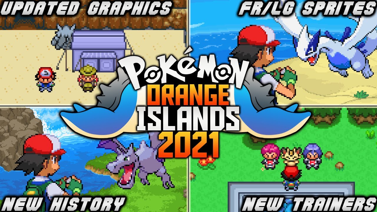 Pokemon Orange Islands GBA ROM Hack Video Game Custom Gameboy Advance Spanish