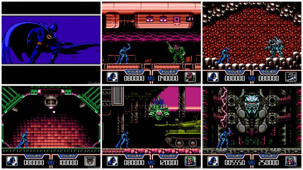 Batman Return of the Joker NES Video Game Nintendo Entertainment System
