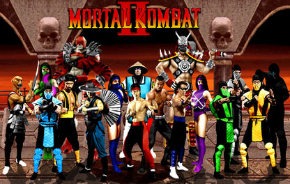 Mortal Kombat 2 SNES Video Game Cartridge Super Nintendo