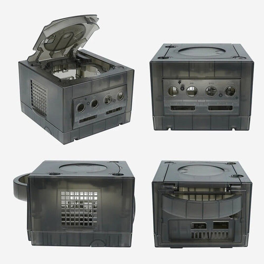 Gamecube Full Replacement Console Shell Housing Smoke Black