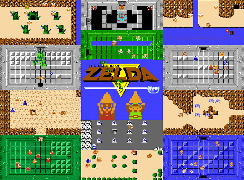 The Legend of Zelda NES Video Game Nintendo Entertainment System